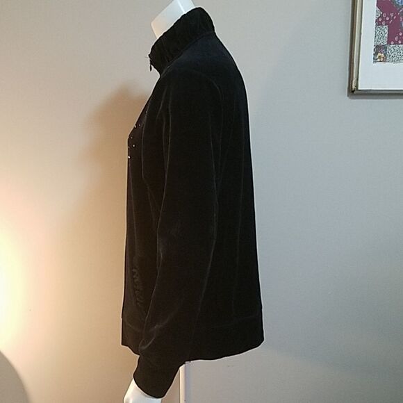 Activology Black Rhinestone Jacket (Medium) - Picture 4 of 8
